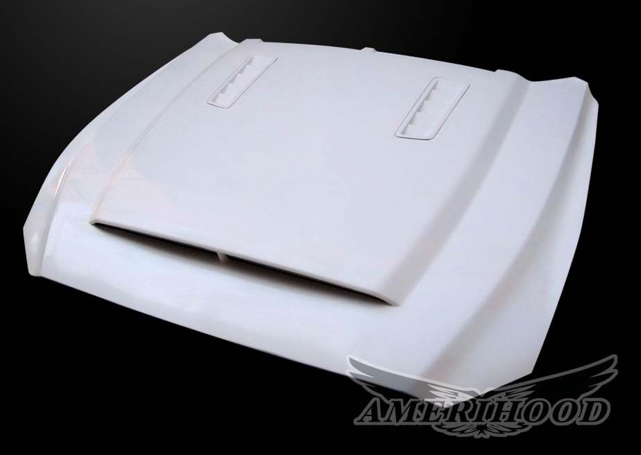 Fiberglass SSE Style Heat Extractor Hood 15-17 Ford Mustang